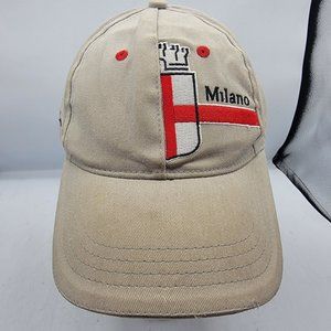 Milano Adults Unisex Beige Casual Baseball Hat Streetwear